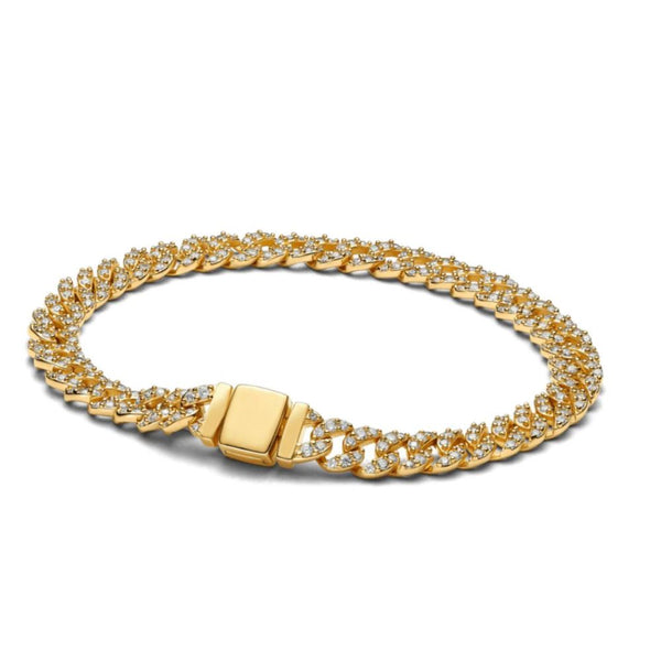 Lunara - Bracelet Chaîne Élégant Doré