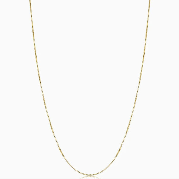 Bodega - Collier Chaîne Box Doré