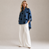 Surchemise en jean à pois Dotty
