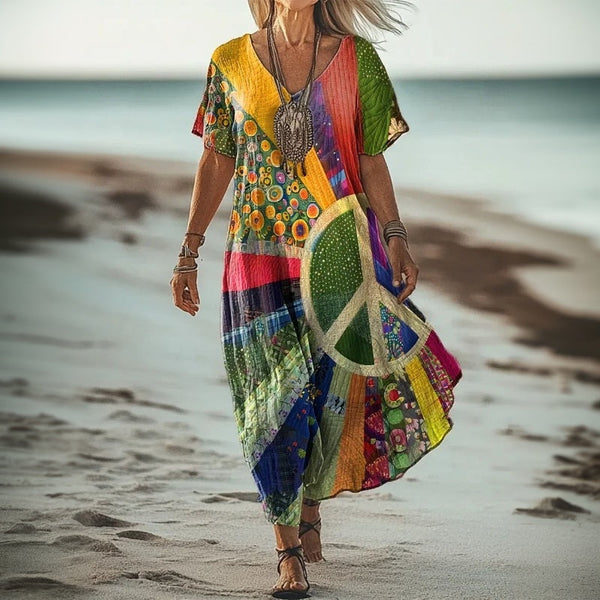 Robe Colorée Vintage