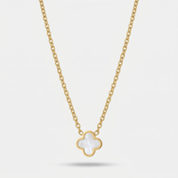 Collier Trèfle Blanc