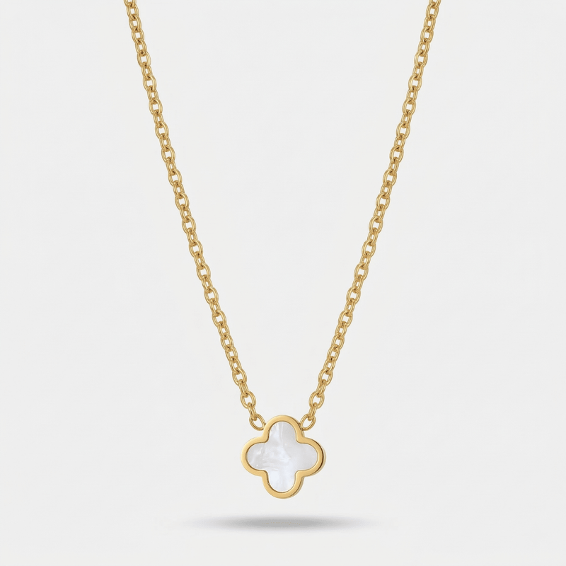 Collier Trèfle Blanc