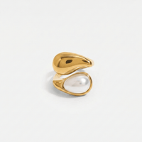 Bague Goutte et Perle