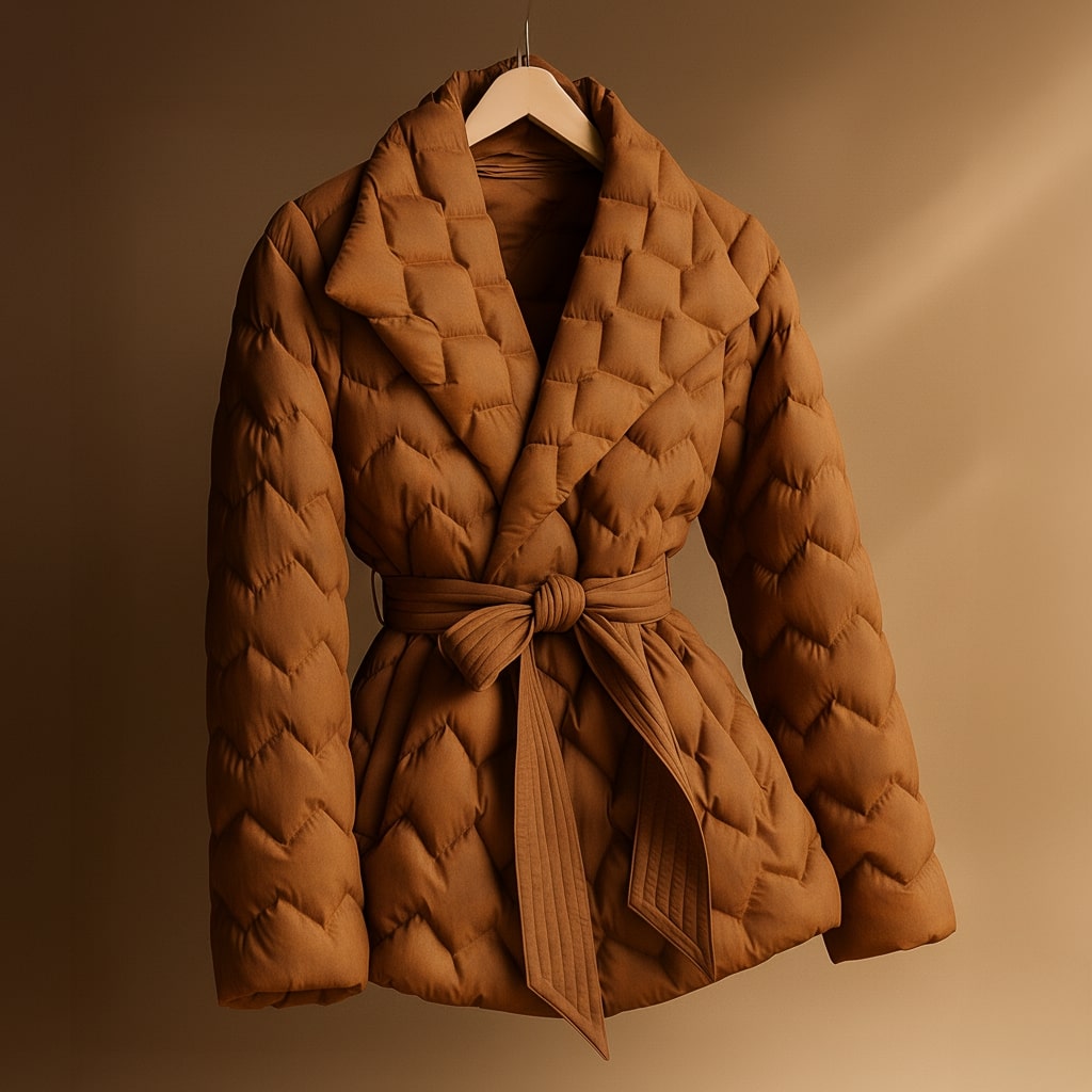 Veste croisée matelassée Mara