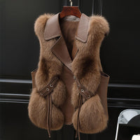 Gilet en fausse fourrure Valentina