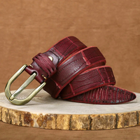 Ceinture en cuir de vachette véritable Hawthorne