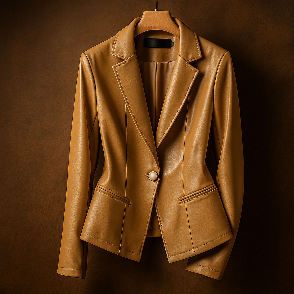 Blazer en cuir Elena