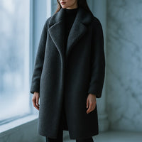Manteau en laine peluche Alessia