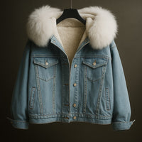 Veste en jean doublée Clara