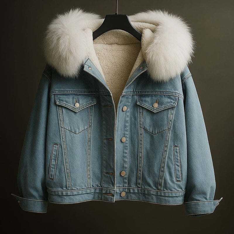 Veste en jean doublée Clara