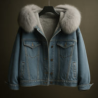 Veste en jean doublée Clara