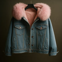 Veste en jean doublée Clara