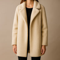 Manteau en laine peluche Alessia