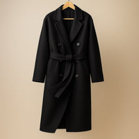 Manteau en laine ceinturé Alessandra