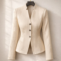 Blazer cintré texturé Bianca