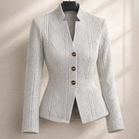 Blazer cintré texturé Bianca