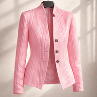 Blazer cintré texturé Bianca