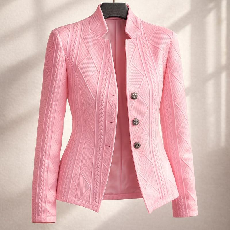 Blazer cintré texturé Bianca