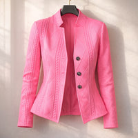 Blazer cintré texturé Bianca