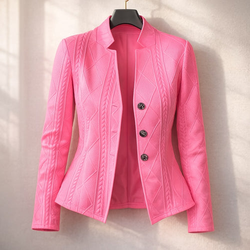 Blazer cintré texturé Bianca