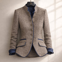 Veste cintrée col officier Alessandra