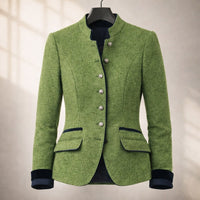Veste cintrée col officier Alessandra