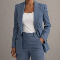Blazer cintré à bouton unique Elena
