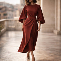 Robe ceinturée Elena