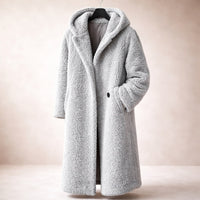 Manteau long à capuche Valentina