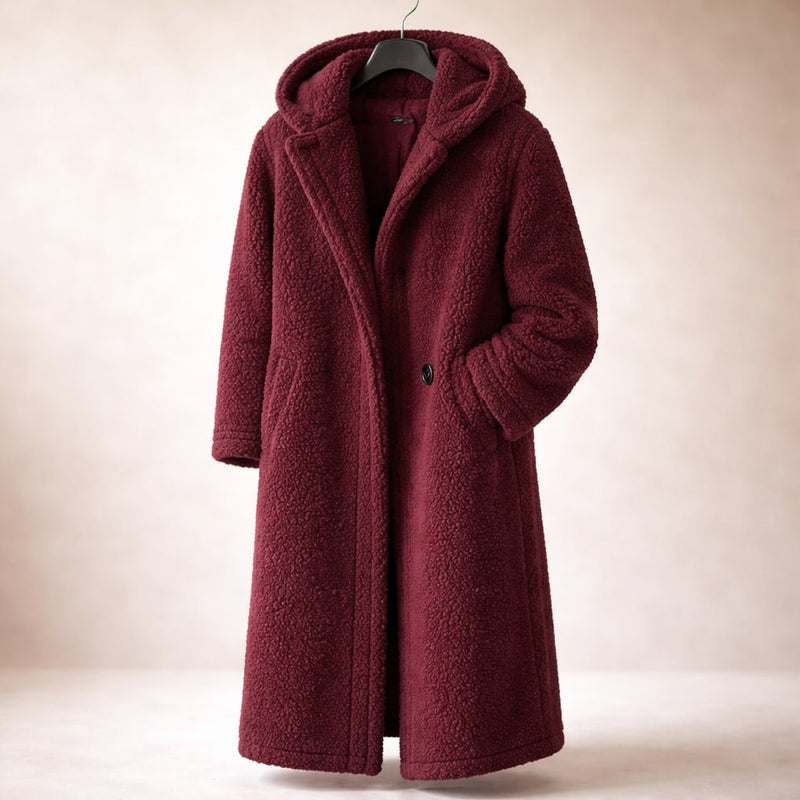 Manteau long à capuche Valentina