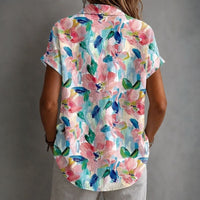 Chemisier Vintage À Imprimé Floral