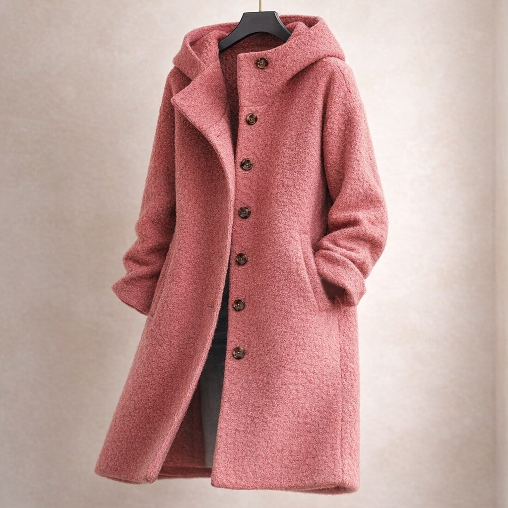 Manteau doux à capuche Rosalia