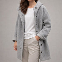 Manteau doux à capuche Rosalia