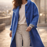 Manteau doux à capuche Rosalia
