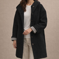 Manteau doux à capuche Rosalia