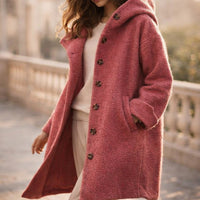 Manteau doux à capuche Rosalia