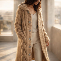 Manteau cardigan en maille Gianna