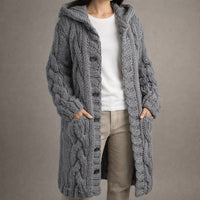Manteau cardigan en maille Gianna