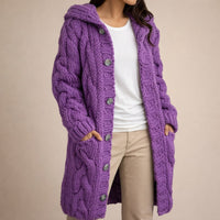 Manteau cardigan en maille Gianna