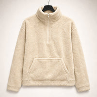 Pull texturé demi-zip Elena