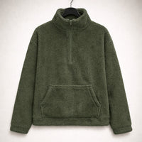 Pull texturé demi-zip Elena
