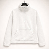 Pull texturé demi-zip Elena