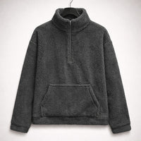 Pull texturé demi-zip Elena