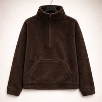 Pull texturé demi-zip Elena