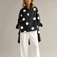Surchemise en jean à pois Dotty
