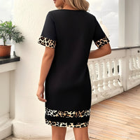 Robe Vintage À Imprimé Léopard