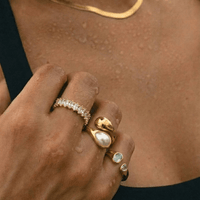 Bague Goutte et Perle