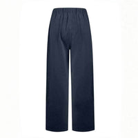 【Coton Et Lin】Pantalon Décontracté Confortable