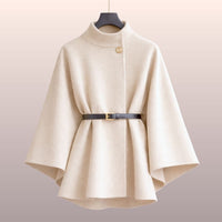 Veste cape ceinturée Valentina
