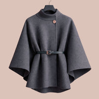 Veste cape ceinturée Valentina